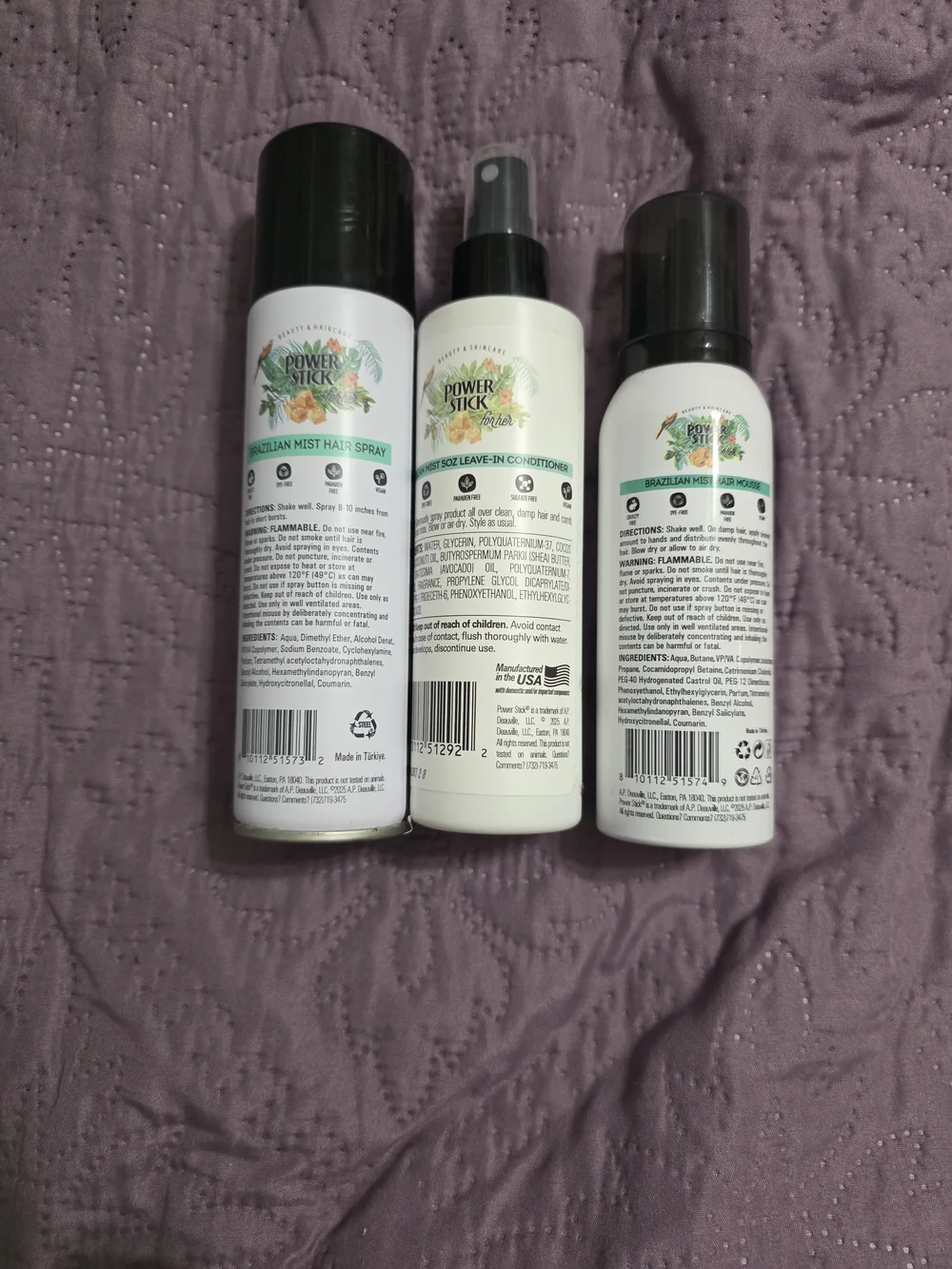 Brazilian Mist SET OF 3 Hair Care